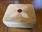 Small sliding dovetail box for desktop or bureau to hold desktop, keepsake or jewelry items.