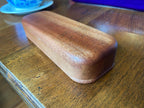 Handcrafted Mahogany Keepsake Box with Custom Inlay Options - 8.25