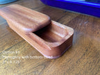 Handcrafted Keepsake Box/Wood Inlay - 8.25