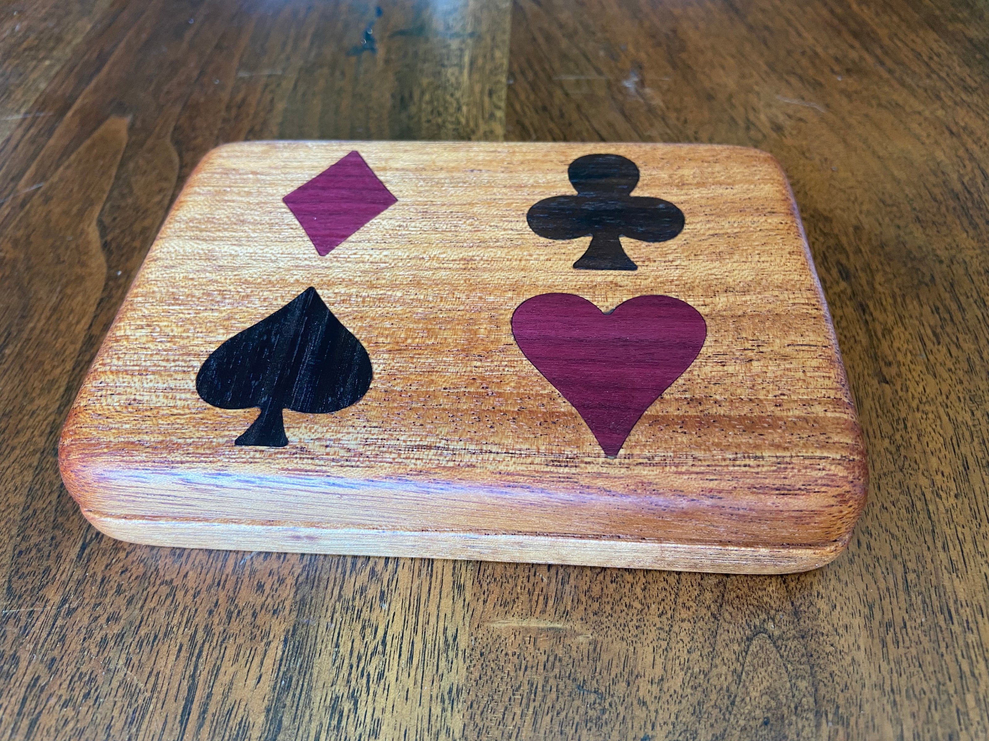 Bridge set box - Hand-made w/inlay