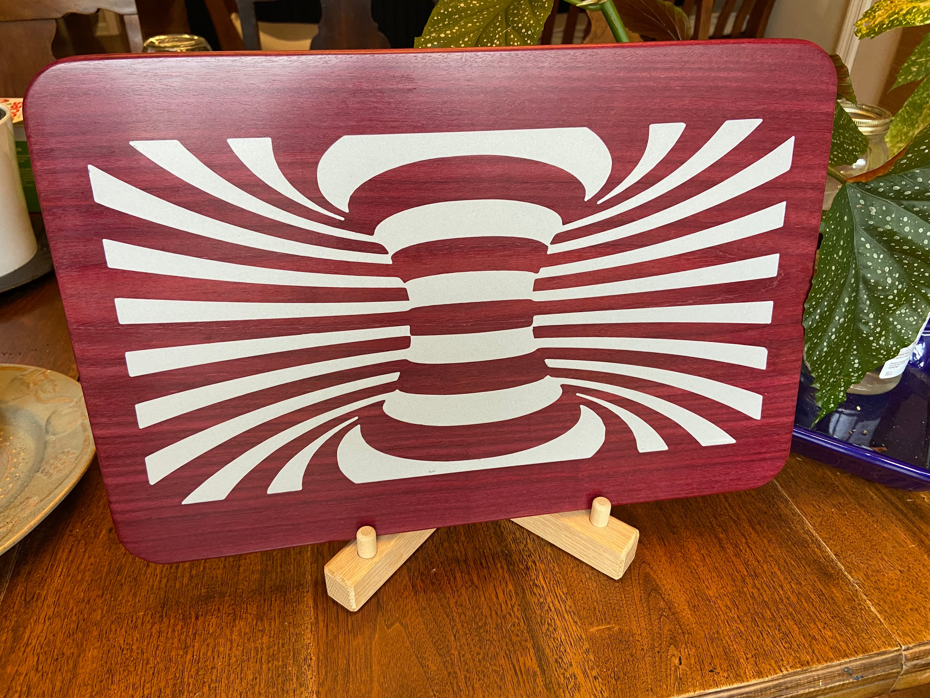 Purple Heart Charcuterie Board - Handcrafted 