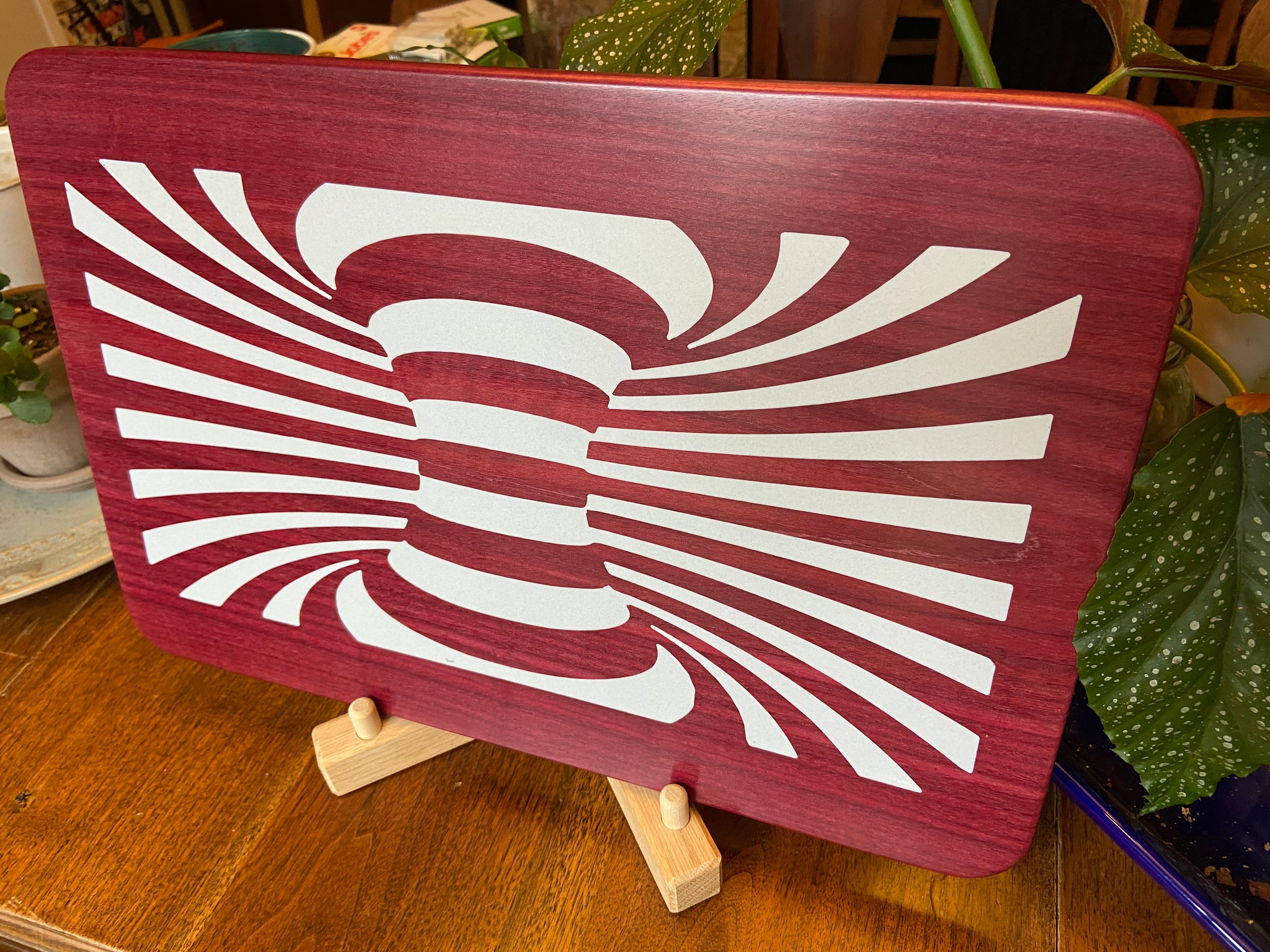 Purple Heart Charcuterie Board - Handcrafted 
