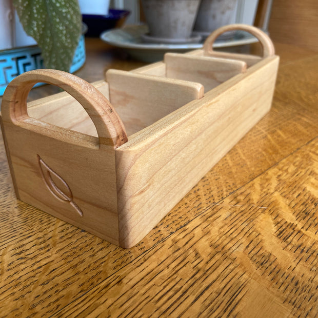 Hand-made tea caddy made from Soft Maple