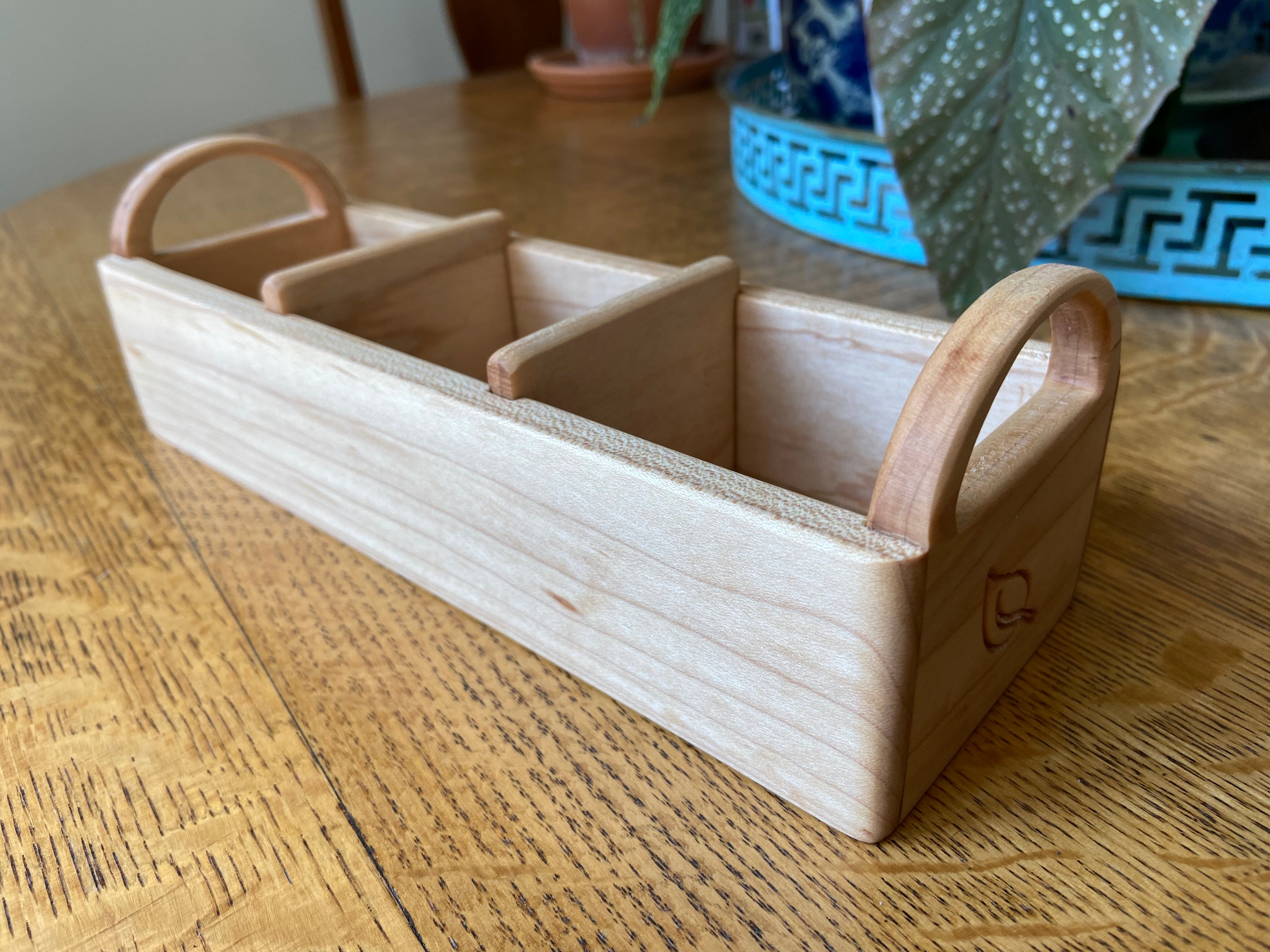 Hand-made tea caddy made from Soft Maple