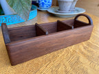 Hand-made Walnut Tea Caddy - Custom Tea Leaf Engraving