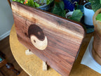 Walnut Charcuterie Board - soft Maple & Peruvian Walnut Yin Yang Inlay