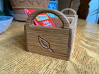 Hand-made tea caddy made from White Oak.
