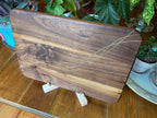 Walnut Charcuterie Board - Cherry & Maple Decorative Banding