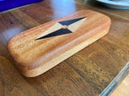Handcrafted Keepsake Box/Wood Inlay - 8.25