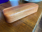 Handcrafted Mahogany Keepsake Box with Custom Inlay Options - 8.25
