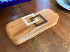 Handcrafted Keepsake Box/Wood Inlay - 8.25