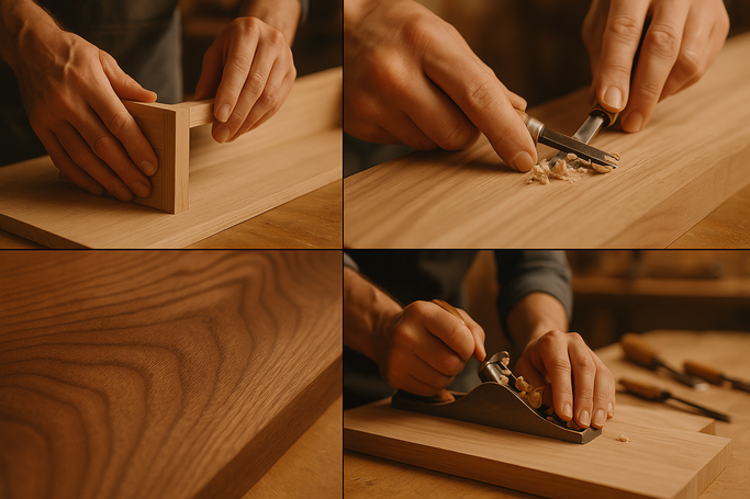 Woodworking background video concept